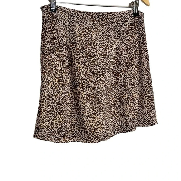 Lulus | Fiercely In Love Leopard Mini Skirt Side Zip Lined EUC - Picture 6 of 10